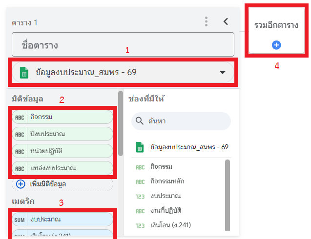 รวมอีกตาราง